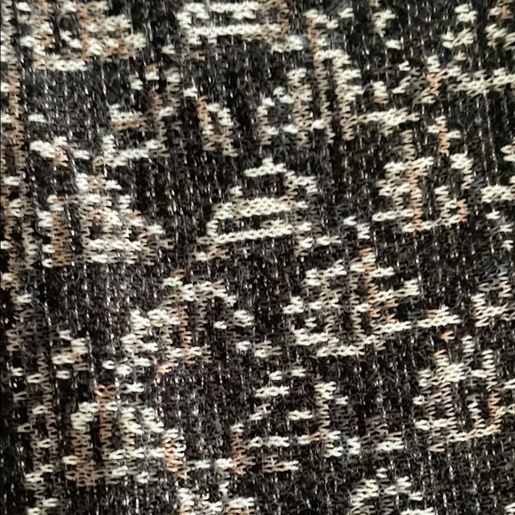 NIC+ZOE Tweed Black, Tan & White Patterned Sleevless Sweater Dress Womens XL - Picture 6 of 7